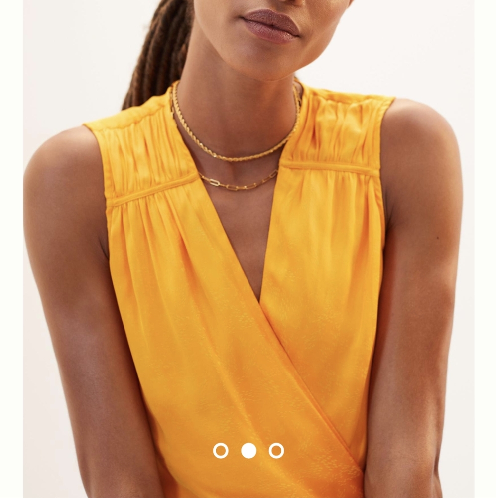 Anthropologie | Women's Maeve Surplice Blouse - Picture 3 of 8